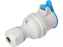 maxCAMP Montagekupplung CEE 2P+E, IP44, Blau