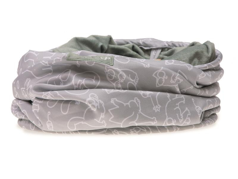 Simon's Cat Katzen-Spieltunnel 75 x 25 cm, Grau