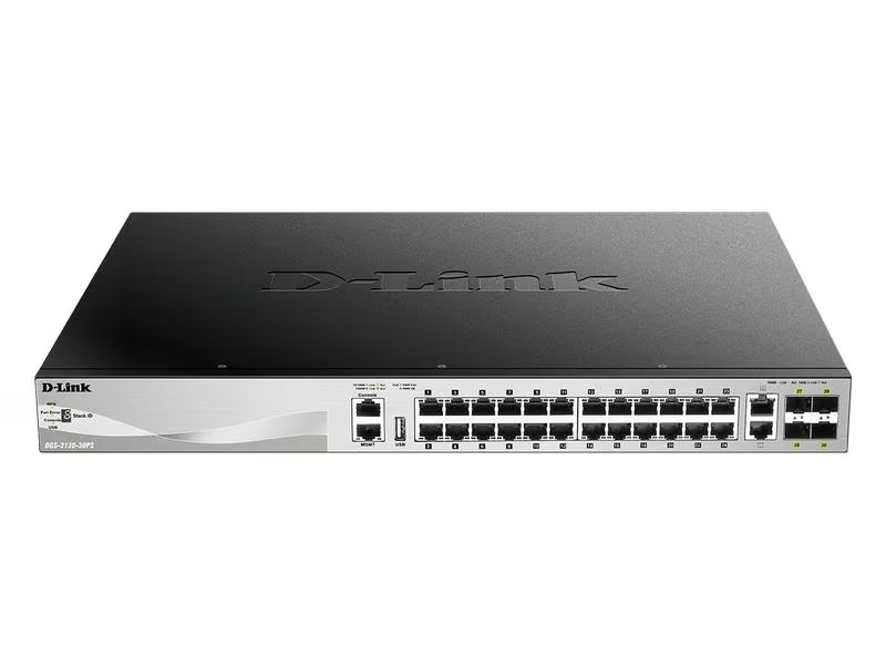 D-Link PoE Switch DGS-3130-30PS 30 Port