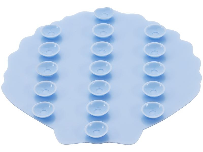 Diaqua Badewanneneinlage Minis Shell 5 Stück, Blau