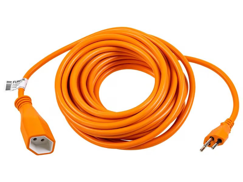FURBER.power Verlängerungskabel T13-T12 10.0 Orange