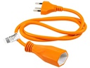 FURBER.power Verlängerungskabel T13-T12 1.0 m Orange
