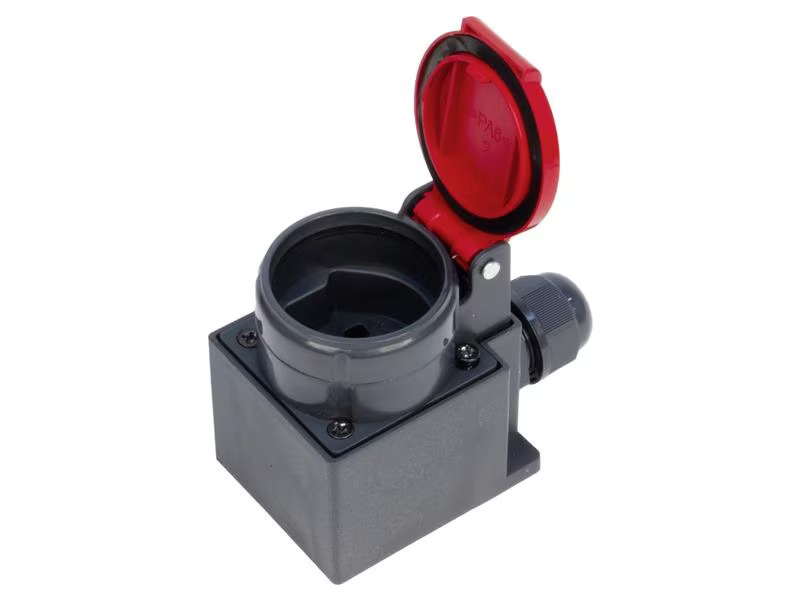 STEFFEN NAP-Steckdosen T25, IP55, Rot