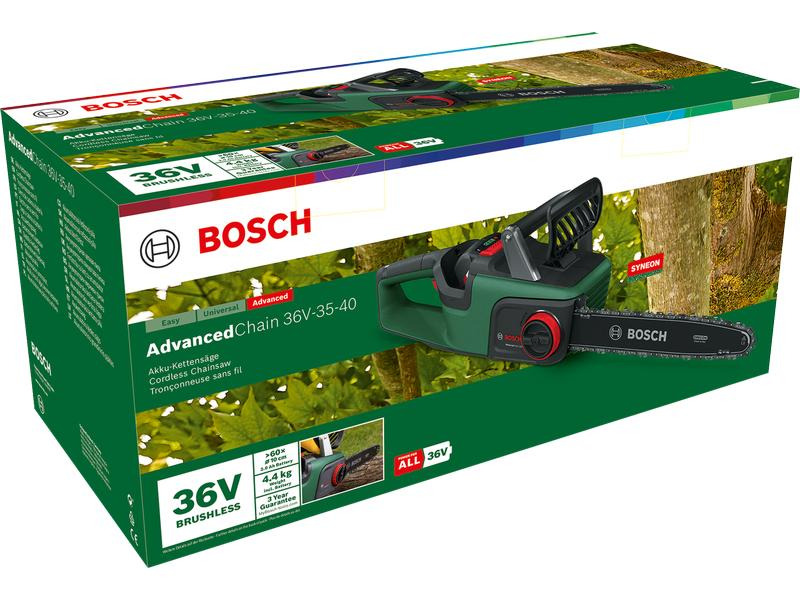 Bosch Akku-Kettensäge AdvancedChain Kit, 36 V-35-30, 2.0Ah