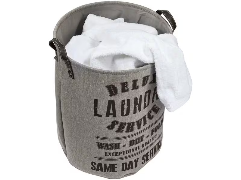 Diaqua Wäschesammler Laundry 59 l, Hellgrau