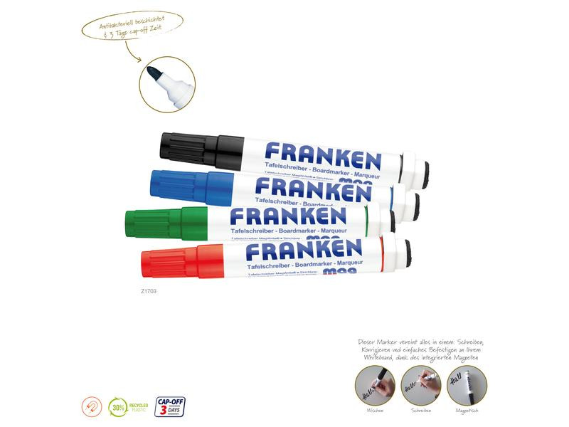 Franken Whiteboard-Marker 1-3 mm, Blau