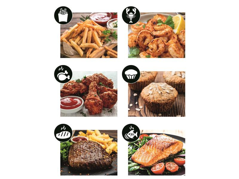 GOURMETmaxx Heissluft-Fritteuse Digital 0.5 kg, Schwarz