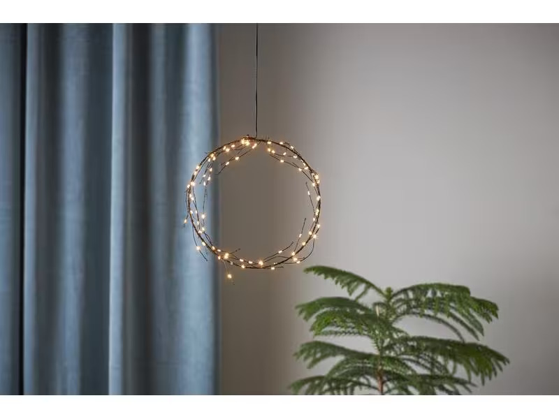 Star Trading LED-Weihnachtskranz Nike 35 cm Ø Indoor