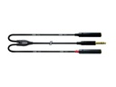 Cordial Audio-Kabel 6.3 mm Klinke - 6.3 mm Klinke 0.3 m