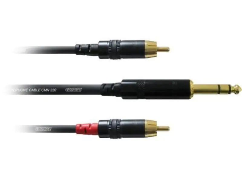 Cordial Audio-Kabel CFY 0.9 VCC 6.3 mm Klinke - Cinch 0.9 m