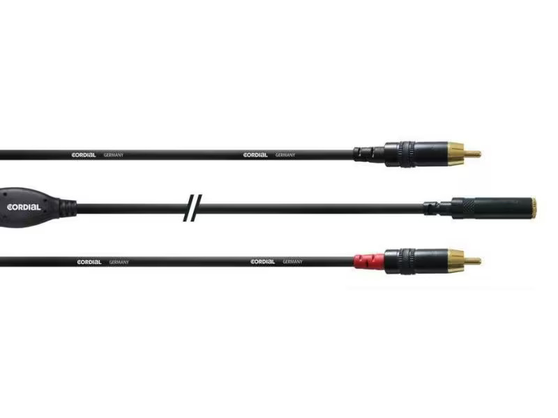 Cordial Audio-Kabel CFY 0.3 YCC 3.5 mm Klinke - Cinch 0.3 m