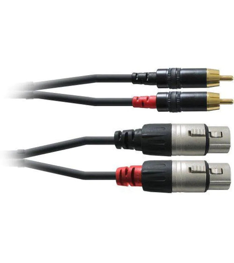 Cordial Audio-Kabel CFU 3 FC Cinch - XLR 3 m