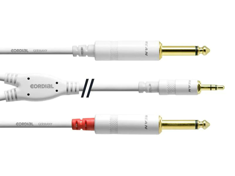 Cordial Audio-Kabel 3.5 mm Klinke - 6.3 mm Klinke 1.5 m