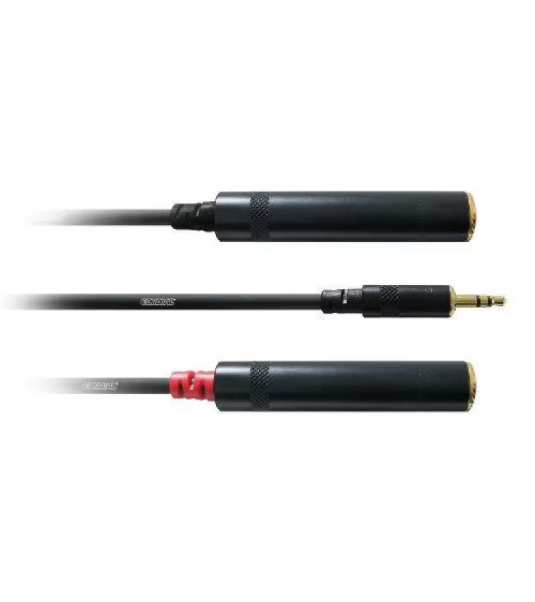 Cordial Audio-Kabel 3.5 mm Klinke - 6.3 mm Klinke 0.3 m