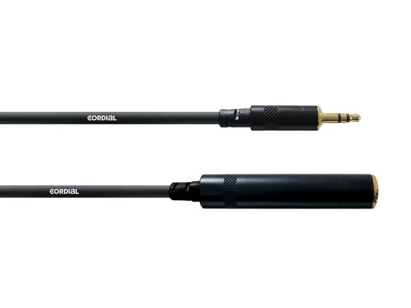 Cordial Audio-Kabel 3.5 mm Klinke - 6.3 mm Klinke 0.15 m