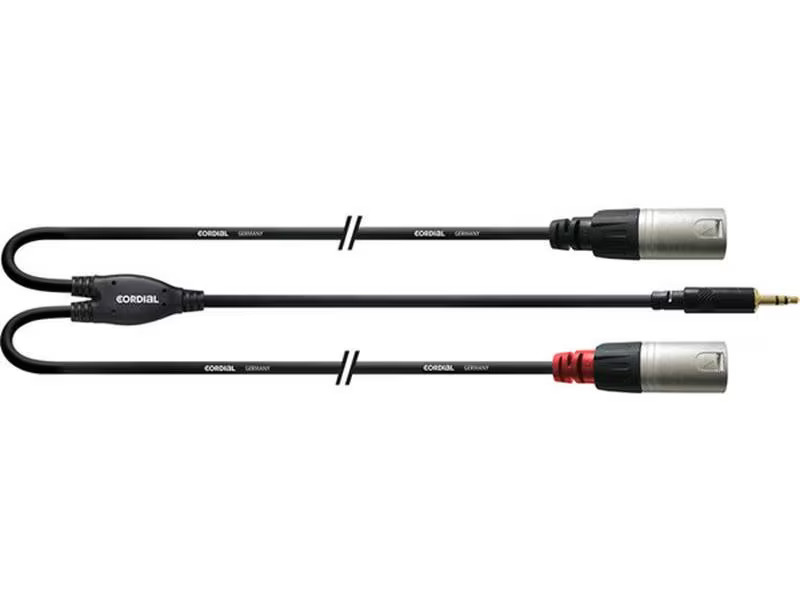 Cordial Audio-Kabel CFY 3.0 WMM-LONG 3,5 mm Klinke - XLR 3.0 m
