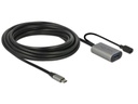 Delock USB 3.0-Verlängerungskabel C - A, aktiv verstärkt, 5m