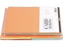 Creativ Company Blankokarte und Couvert 10.5 x 15 cm, 50 Stück, Mehrfarbig