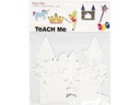 Creativ Company Bastelpapier Märchen 16 Stück, Weiss