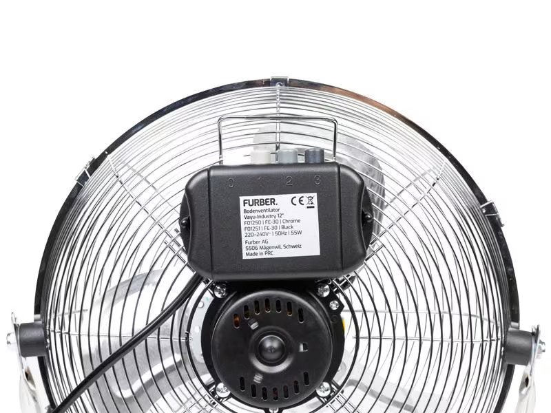 FURBER Bodenventilator Vayu-Industry 12'' Chrom