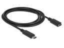 Delock USB 3.0-Verlängerungskabel Type-C 2 m