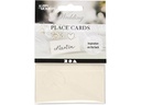 Creativ Company Tischkarte Herz 8 x 8.5 cm, 20 Stück, Naturweiss