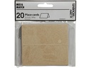 Creativ Company Tischkarte 9 x 4 cm, 20 Stück, Natur