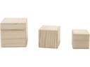 Creativ Company Holzartikel Würfel 3 Grössen
