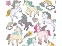 Creativ Company Motivsticker Einhorn 1 Blatt