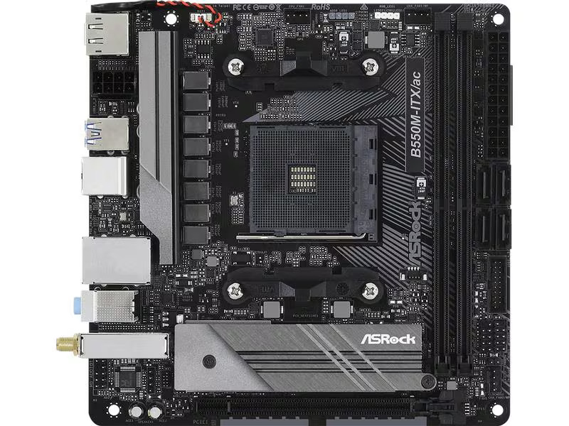 ASRock Mainboard B550M-ITX/ac
