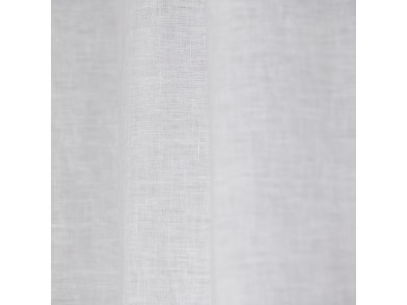 Casa Leon Dekovorhang mit Faltenband Leinen 140 x 245 cm, Ivoire