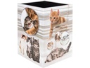 HERMA Papierkorb Katzen 15 l, Gelb