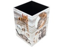HERMA Papierkorb Katzen 15 l, Gelb