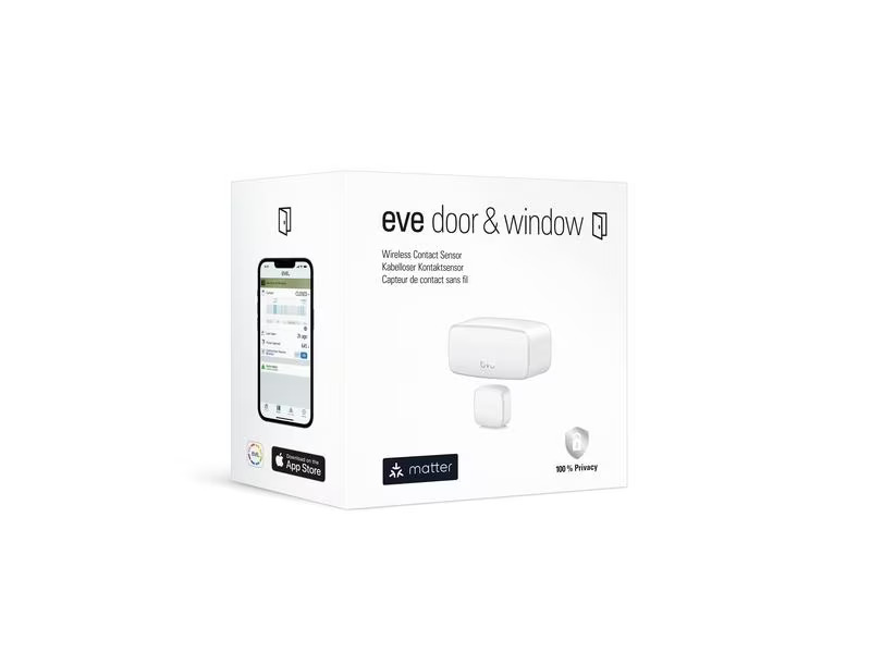 Eve Systems Smart Home Tür/Fenster Kontakt Sensor Door &amp; Window Matter