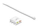 Delock Keystone-Modul RJ45 Cat.6A mit blauer Staubschutzkappe
