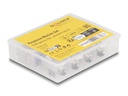 Delock Keystone-Modul RJ45 zu LSA, Cat.6A Farbig, 8 Stück