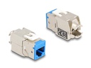 Delock Keystone-Modul RJ45 zu LSA, Cat.6A Farbig, 8 Stück
