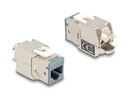 Delock Keystone-Modul RJ45 zu LSA, Cat.6A Farbig, 8 Stück
