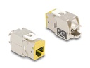 Delock Keystone-Modul RJ45 zu LSA, Cat.6A Farbig, 8 Stück