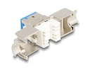 Delock Keystone-Modul RJ45 zu LSA, Cat.6A Farbig, 8 Stück