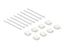 Delock Keystone-Modul RJ45 zu LSA, Cat.6A Farbig, 8 Stück