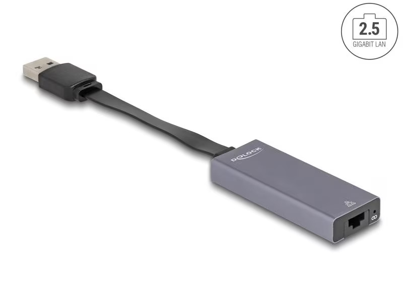Delock Netzwerk-Adapter USB Typ-A - RJ45, 2.5 Gbps