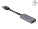 Delock Netzwerk-Adapter USB Typ-A - RJ45, 2.5 Gbps