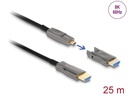 Delock Optisches Kabel 5 in 1 HDMI, 25 m, 8K 60 Hz, aktiv