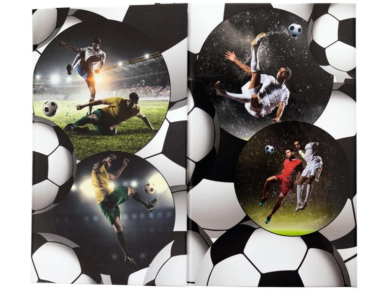 HERMA Stiftehalter Fussball Schwarz