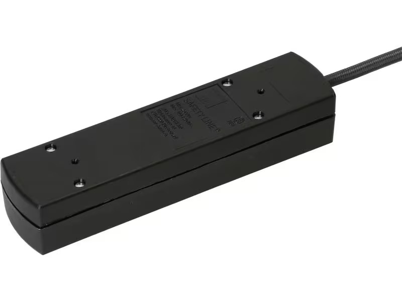Max Hauri Steckdosenleiste MaxTex 5x T13, Schwarz