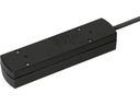 Max Hauri Steckdosenleiste MaxTex 5x T13, Schwarz