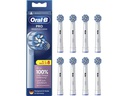 Oral-B Zahnbürstenkopf Sensitive Clean 8 Stück, Weiss