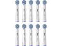 Oral-B Zahnbürstenkopf Sensitive Clean 10 Stück, Weiss