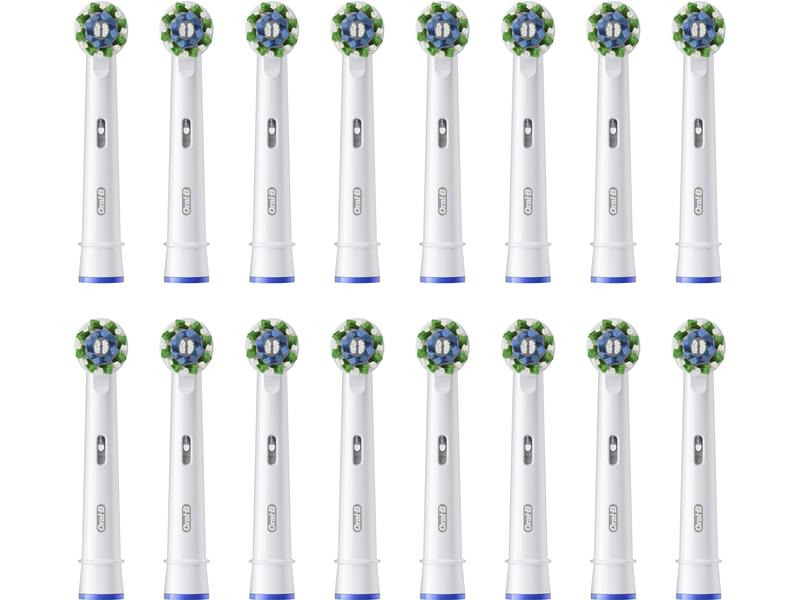 Oral-B Zahnbürstenkopf CrossAction 16 Stück, Weiss